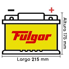 Bateria Fulgor Black 36i 800 amps