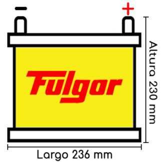 Bateria fulgor 22NF 750 amperios