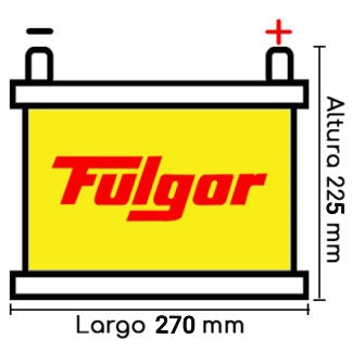 Bateria Fulgor 24r 800 amps